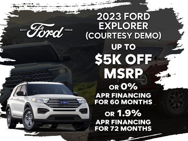 2023 Ford Explorer Courtesy Vehicle